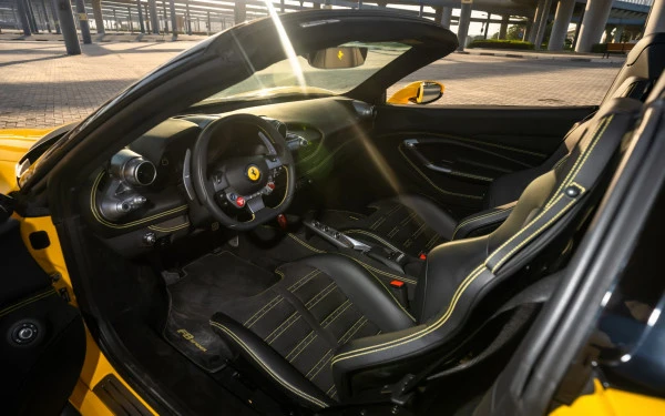  Yellow Ferrari F8 Tributo Spider Photo 4